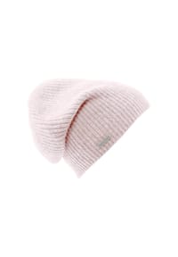 SEEBERGER - Cashmere Headsock in Rippen Muster 18604-0 - 14 RAUCHGRAU