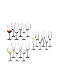 LEONARDO Wein- und Sektgläser Daily 18er Set transparent - DAILY - transparent