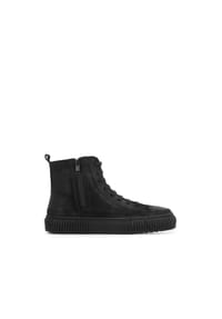 Kazar - Turnschuhe aus Nubuk mit hohem Schaft - Schwarz