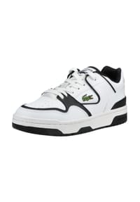 LACOSTE - Lederimitat/Textil Sneaker COURTCAGE SET COURTCAGE SET - Weiß/Schwarz