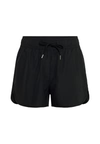 MANGUUN - Badeshorts Solid Basic Fabric Madita, Tunnelzug, für Damen - E001 BLACK