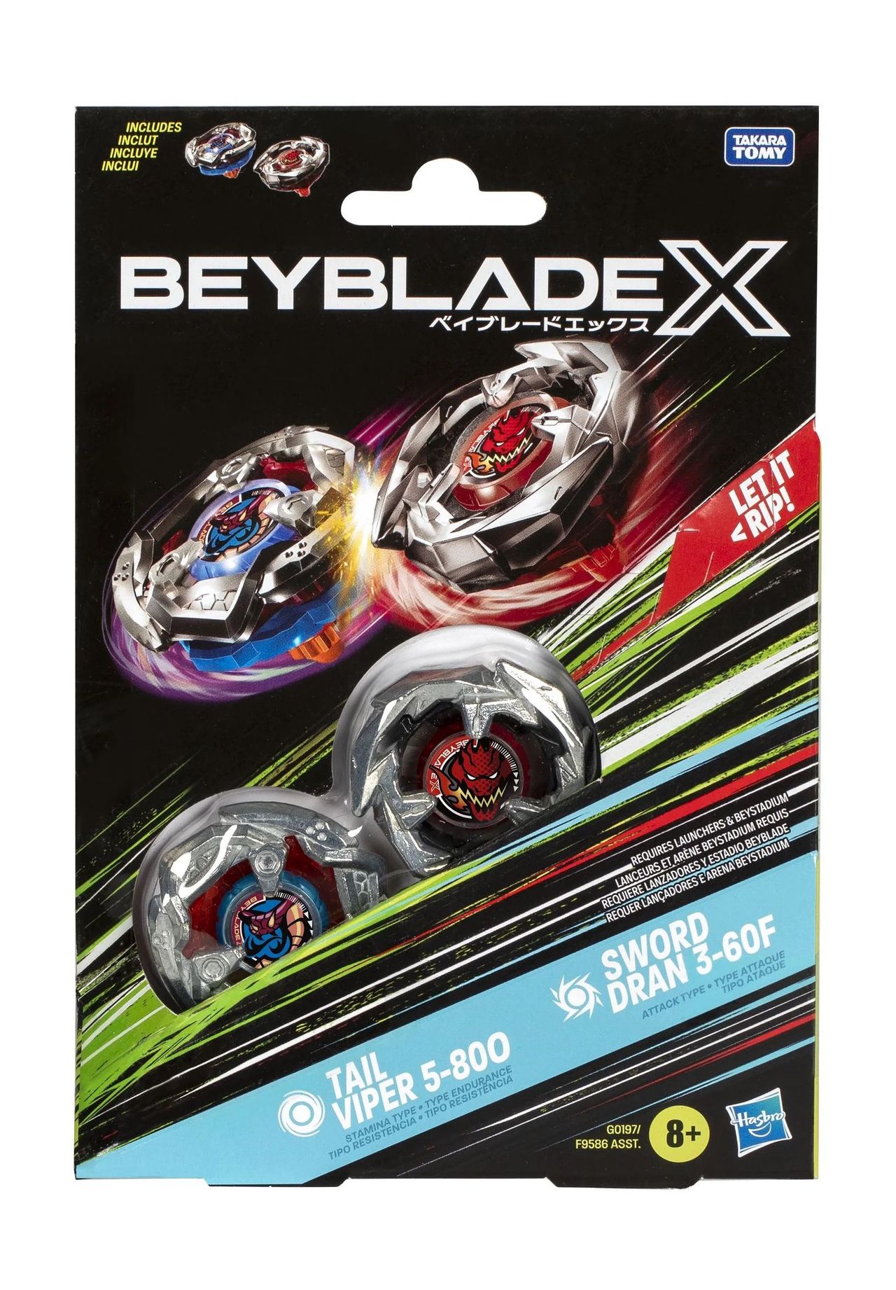 Hasbro Blau Kreisel Beyblade Serie X (X2) - Image 3