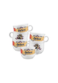 Seltmann Weiden Kaffeetassen Compact Bayern 210 ml 6er Set bunt - COMPACT - bunt