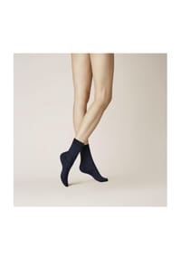 KUNERT - Kurzsocken Sensual Cotton, Rippbündchen, für Damen - 0070 BLACK
