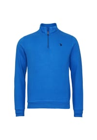 U.S. POLO ASSN. - Pullover Sweater Half Zip - blau