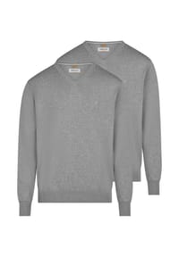 Redmond - Pullover 2er Pack Basic - Schwarz