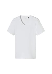 SCHIESSER - T-Shirt Premium Cotton - Schwarz