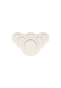 Villeroy & Boch Suppenteller Manoir ø 22,8 cm 6er Set weiß - MANOIR - weiß