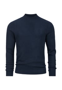 JEFF - Strickpullover JFCollin turtle neck - Lt Grey Mix