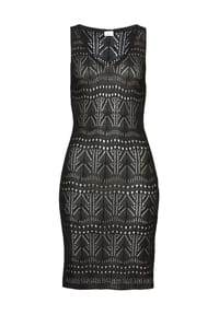 s.Oliver - Mini Strandkleid, V-Ausschnitt, für Damen - SCHWARZ