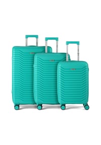 benzi 5820 - 5820 4 Rollen Kofferset 3-teilig - hellblau