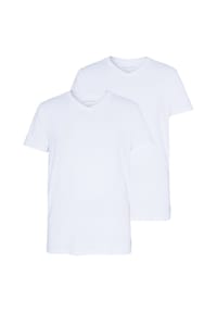 CHIEMSEE - T-Shirt im Doppelpack mit V-Neck - 11-0601 Bright White