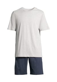 SCHIESSER - Schlafanzug Night & Home - Dunkelblau / blau