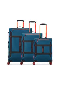 RONCATO Norway - Norway 4 Rollen Kofferset 3-teilig mit Dehnfalte - denim