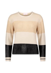 BETTY BARCLAY - Strickpullover, für Damen - 9972 BLACK/BEIGE