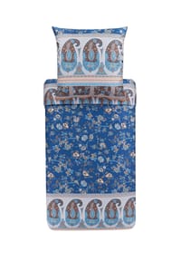 bassetti - Satin-Bettwäsche "Genova" - B1 BLAU