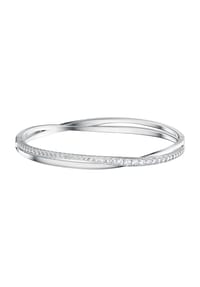 SWAROVSKI - Damen Armreif "Twist Rows" - silber