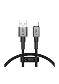 COFI - Tech-Protect UltraBoost DNA USB-A / USB-C-Kabel 15 W 3 A 25 cm Grau - Grau 25 x 1 x 1 cm