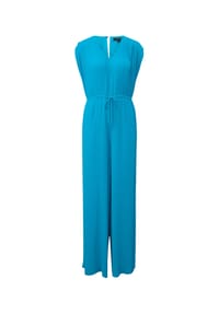 comma, - Jumpsuit, V-Ausschnitt, für Damen - 6264  BLUE GREEN