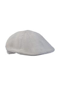 camel active - Flat Cap aus Leinen-Mix - Olivgrün