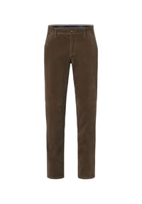 redpoint - Regular Fit Cordhose mit Stretch und elastischem Bund ODESSA - brown