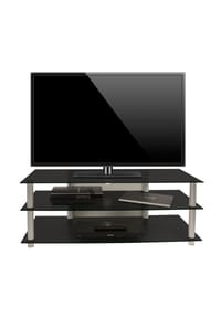 VCM. - TV Möbel | Lowboard | Kabelführung | Maße H. 45 x B. 112 x T. 40 cm | Fernseh Möbel - Zumbo - Klarglas