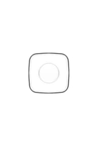 COFI - LAV COZY Teeglasunterteller – 6-teiliges Set im quadratischen Design - Transparent 12,5 x 12,5 x 2 cm