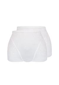 sassa - Miederslip FUNCTIONAL JACQUARD 2er Pack - weiß