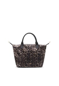 L.CREDI SALENA - Henkeltasche, Reißverschluss, für Damen - BRAUN/ MIX