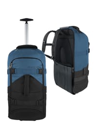 normani® - Reisetasche mit Rucksackfunktion 60 Liter Melano - Grau/Petrol