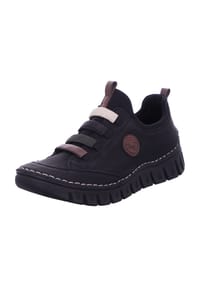 rieker - Slipper - schwarz/chestnut/forest