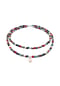 KUZZOÍ Halskette Glas Beads Layer Bunt Süßwasserzuchtperlen 925 Silber Bild 1
