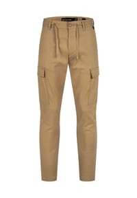 INDICODE - Leinenhose Cargo Leonardo - Army
