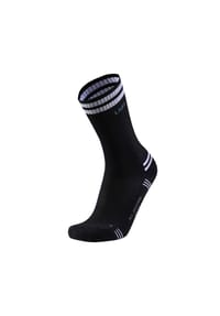 UYN® - Unisex Socken - Everyday Crew Socks, Logo, einfarbig - Schwarz/Weiß