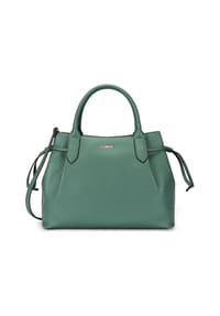 L.CREDI SAPPHIRA - Henkeltasche, Leder, Reißverschluss, für Damen - DEEP GREEN
