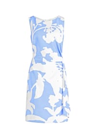 Vera Mont - Cocktailkleid mit Blumenprint - 8810 BLUE/WHITE