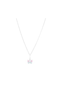 amor - Mädchen Kette mit Anhänger Schmetterling, 925er Silber - silber