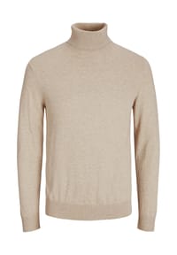JACK & JONES - Pullover Emil Knit - Oatmeal melange