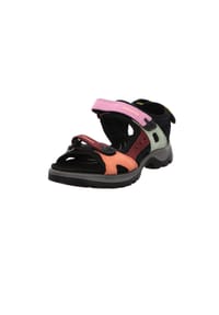 ecco® - Outdoor-Sandalen "Offroad", Leder, Klettverschluss, für Damen - black/mole/blac