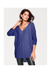 heine - V-Pullover - royalblau