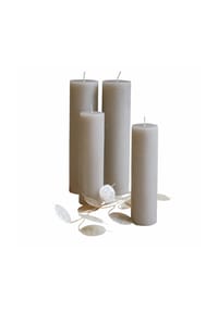 LOBERON Kerze 4er Set - Kerze 4er Set Avinal taupe - taupe