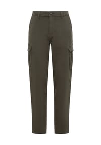 GLOBETROTTER - Cargohose, Beintaschen, für Herren - 2 OLIVE 19-0511 TC