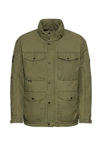 camel active - teXXXactive® Jacke mit Roll-up Kapuze - Olivgrün
