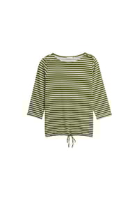 TOM TAILOR plus - Shirt, 3/4-Arm, für Damen - 38582 GREEN WHITE