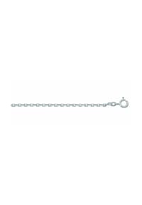 Adelia's - Damen Gold Schmuck 333 Weißgold Anker Halskette Ø 1,1 mm - silber