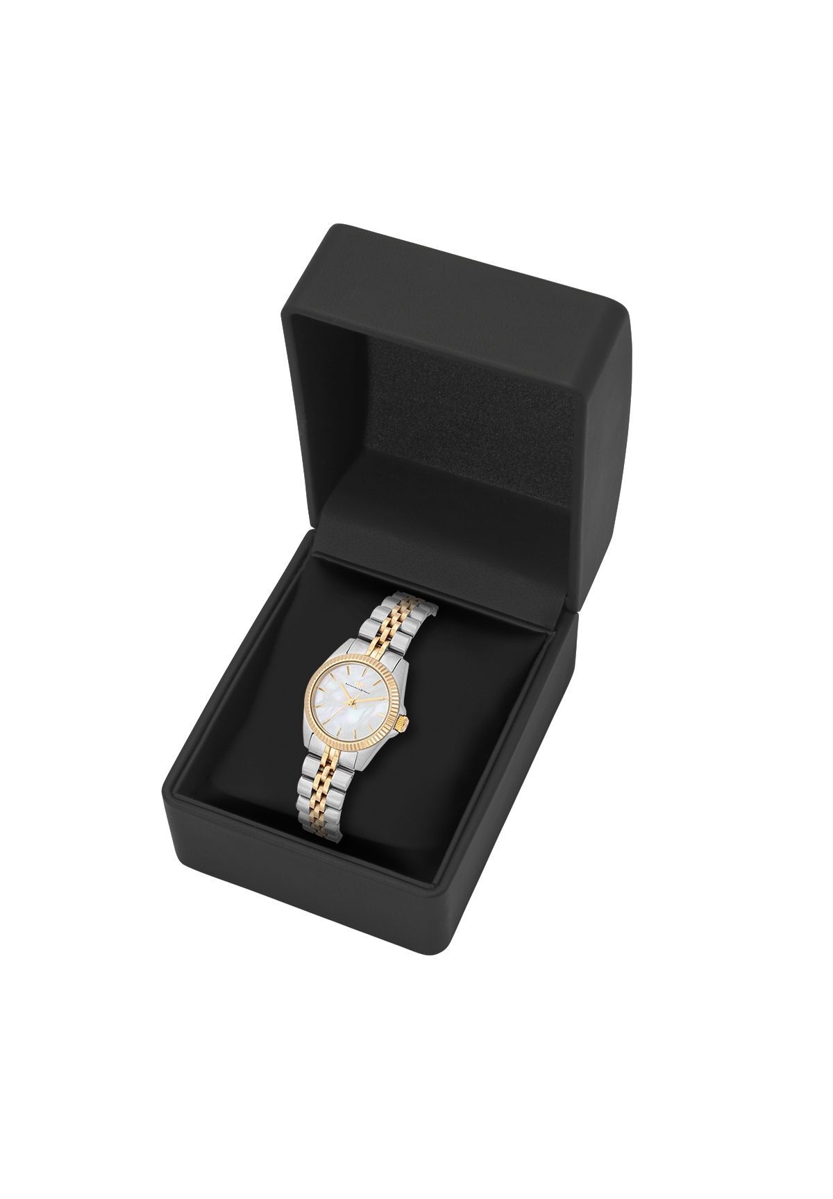 RHODENWALD & SÖHNE Damen Armband-Uhr Cassina silber/gelbgold  