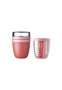 MEPAL Lunchpot mit Fruitpot Ellipse 2er Set - ELLIPSE - blau