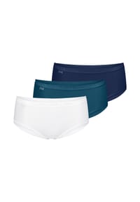 sloggi - Midi Slip 3er Pack Basic+ - Blau