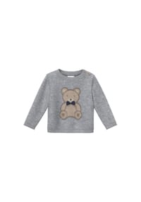 s.Oliver - Pullover, Patch, für Babys und Kleinkinder - 95F5 GREY/BLACK