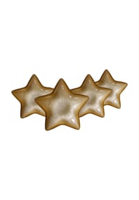 Ritzenhoff & Breker Teller Starlight ø 29 cm 4er Set - STARLIGHT - gold
